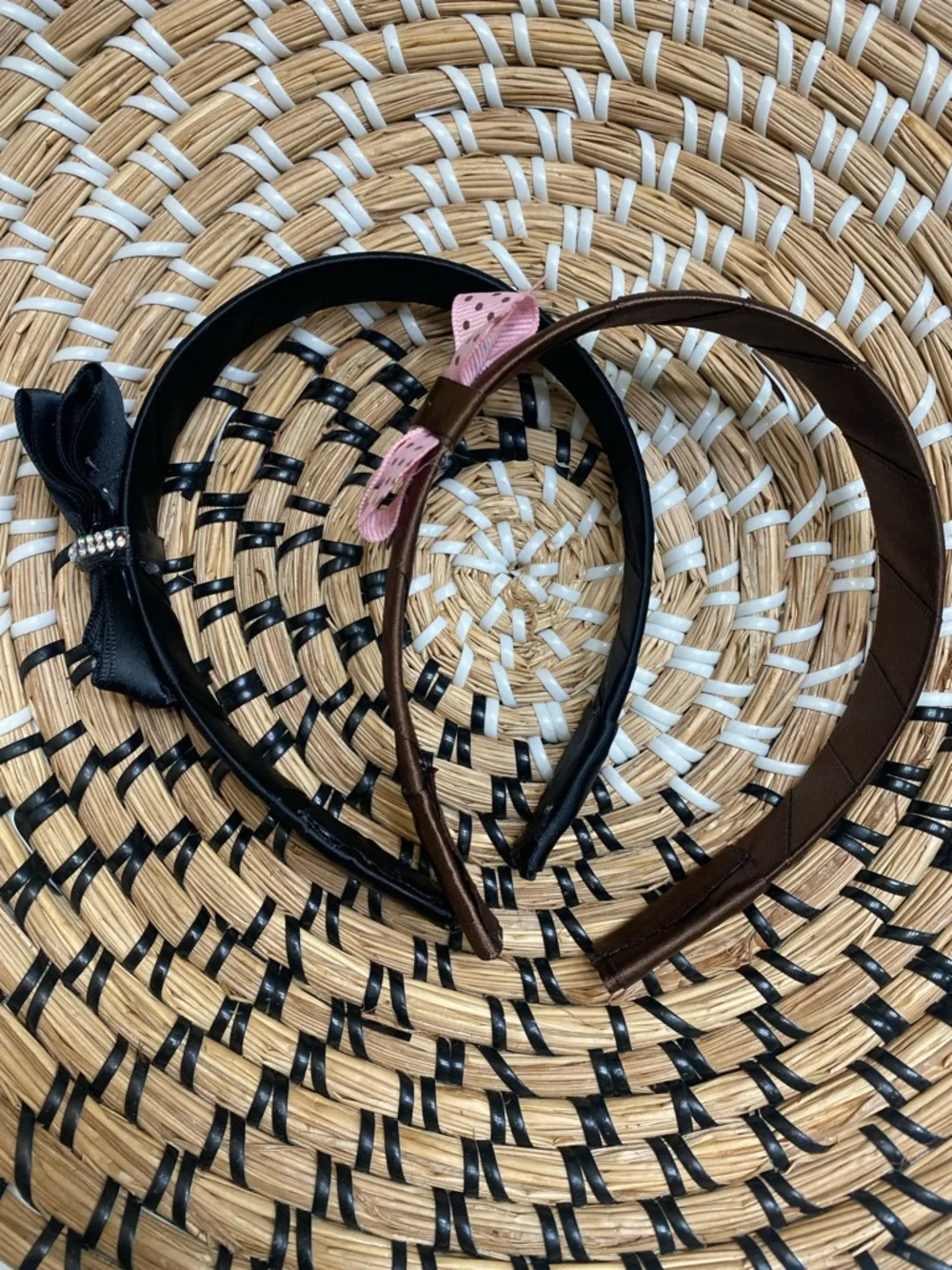 Set of 2 Girls Bow Headbands